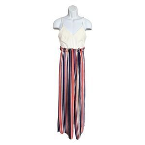 Womens Shop 17 Sleeveless Stunning Belted Pallazo Jumpsuit - Sz M
